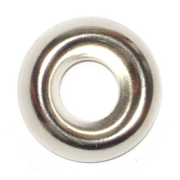 Midwest Fastener Countersunk Washer, Fits Bolt Size #16 , Brass Nickel Plated Finish, 40 PK 61855 - main
